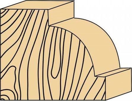 ABRABORO fræse rundradius 28,6/15,9/r 7,9 TCT