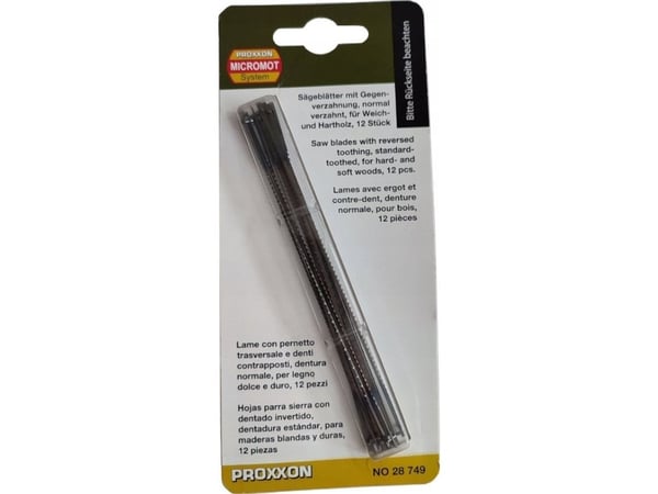 Proxxon 28749 håndsagblader til tre, antall tenner (per tomme): 14