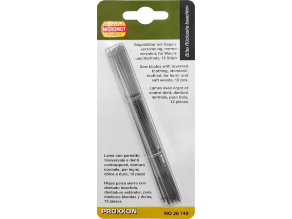 Proxxon 28749 håndsagblader til tre, antall tenner (per tomme): 14