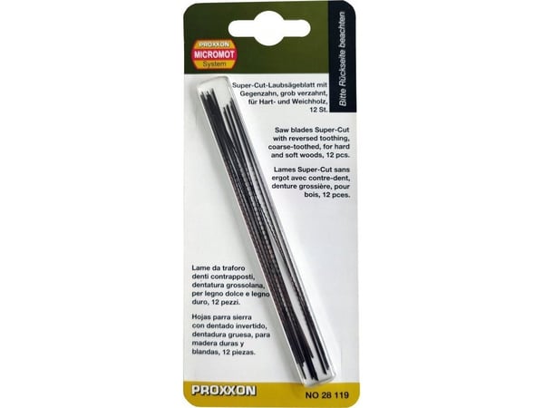 Proxxon 28119 stikksagblad, 12 stk