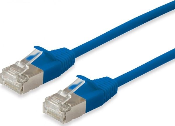 Equip 606132, 0,25 m, Cat6a, F/FTP (FFTP), RJ-45, RJ-45, Blå