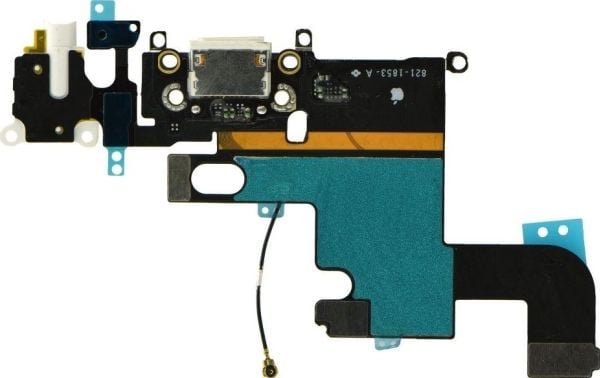 Partner Tele.com-kabel for IPHONE 6 4.7 med ladekontakt og HF-kontakt hvit