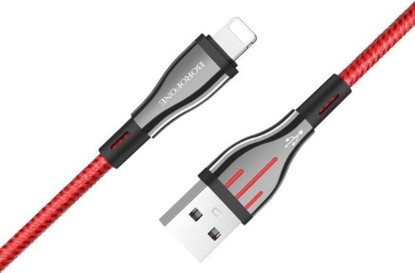 USB-kabel Borofone USB-A til Lightning 1,2 m (farge velges tilfeldig) 6931474724847