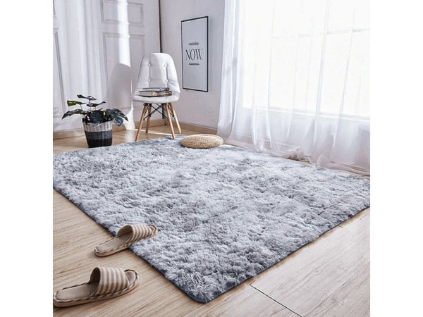 Strado teppe Ombre Shaggy Strado 200x250 OmbreSilver (Lys grå)