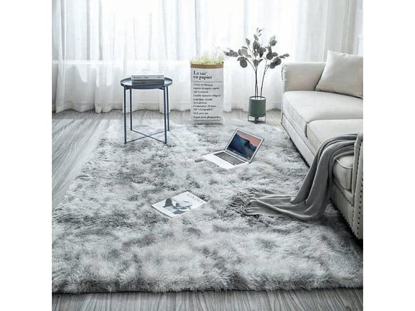 Strado teppe Ombre Shaggy Strado 200x250 OmbreSilver (Lys grå)