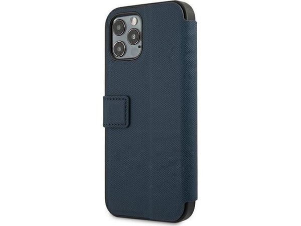 Case Us Polo Assn USA Polo USFLBKP12LPUGFLNV iPhone 12 Pro Max 6,7" Navy/Navy Book Polo Embroidery Collection