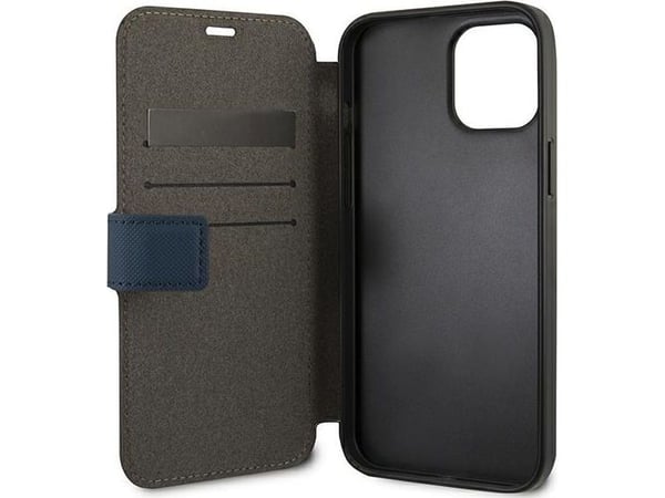 Case Us Polo Assn USA Polo USFLBKP12LPUGFLNV iPhone 12 Pro Max 6,7" Navy/Navy Book Polo Embroidery Collection