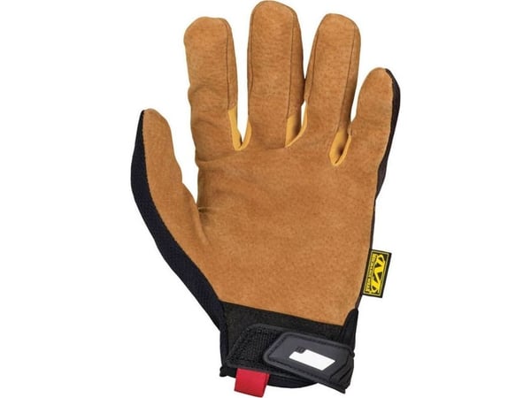 Mechanix Wear Original Leather arbeidshansker svarte–Coyote str. S