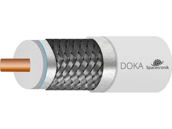 Varle Spacetronik RG6 antennekabel Spacetronik DOKA PE 4K Trishield 250