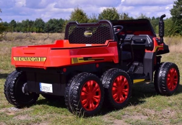 Super-Toys BUGGY 6 hjul for 2 barn, velte-/vippelast, myke hjul, mykt sete, sterkeste versjon/A730-2