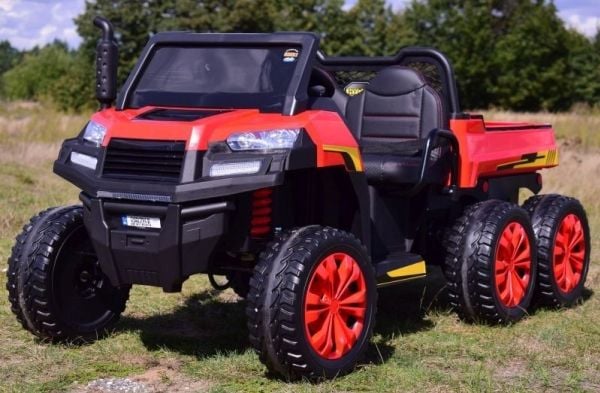 Super-Toys BUGGY 6 hjul for 2 barn, velte-/vippelast, myke hjul, mykt sete, sterkeste versjon/A730-2