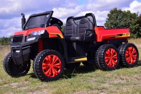 Super-Toys BUGGY 6 hjul for 2 barn, velte-/vippelast, myke hjul, mykt sete, sterkeste versjon/A730-2