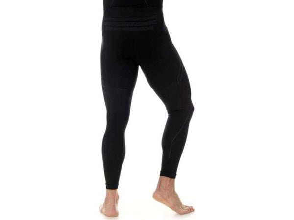 Brubeck LE11840A herrbyxor THERMO med långa ben svart/blå str. L