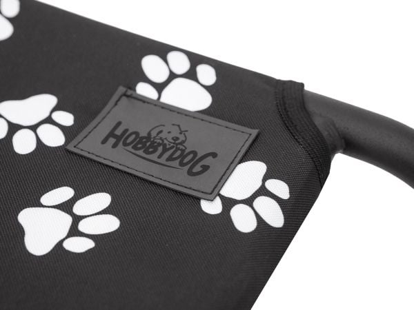 Hobbydog ligge-/hundeseng Iron, svart med labber, str. XXL
