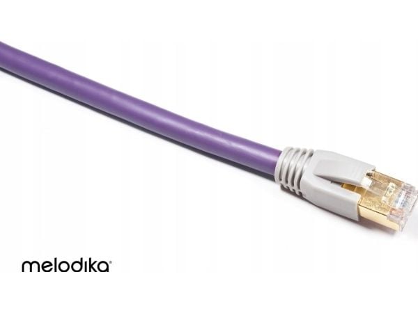 Melodika nettverkskabel (tvunnet) Ethernet F/UTP RJ45 Cat. 6e - 4 m