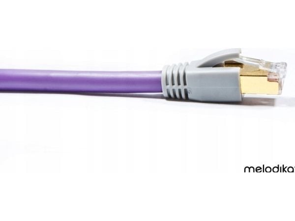 Melodika nettverkskabel Ethernet (skjermet) F/UTP RJ45 Cat. 6e - 8 m