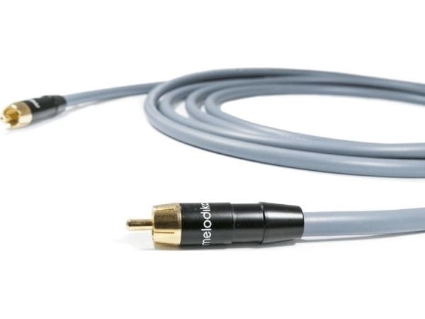 Melodika RCA (Cinch) - RCA (Cinch) kaapeli 2 m harmaa
