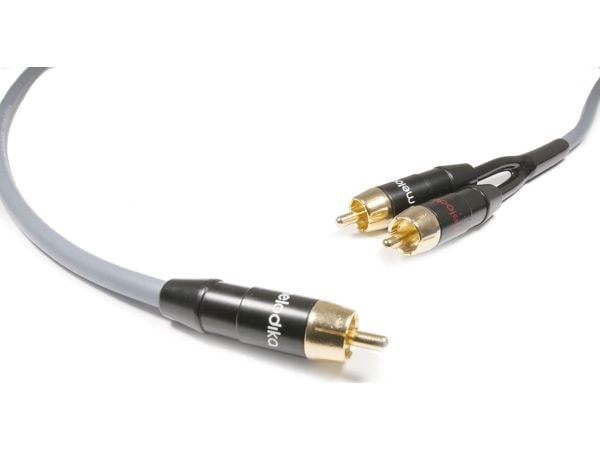 Melodika RCA-kabel (Cinch) - RCA (Cinch) x2 6 m grå