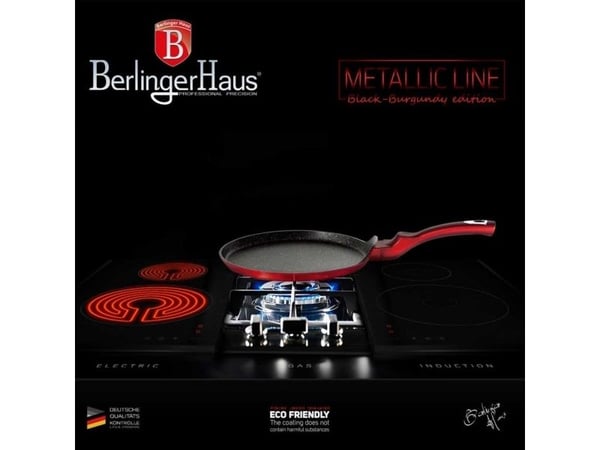 Berlinger House Berlingerhaus pannkoogivorm Metallic Line Burgundy Edition, 28 cm