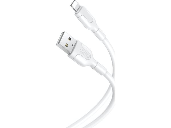 XO USB-A - Lightning USB-kabel 1 m hvit (GSM117357)