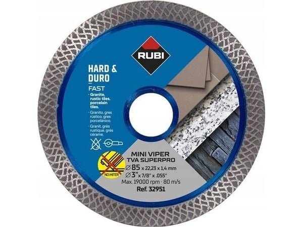 Rubi RUBI DIAMOND DISC TVA 85mm SUPERPRO MINI VIPER