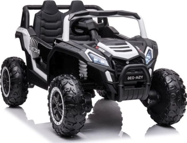Lean Cars elbil med batteri YSA036 vit 4x4
