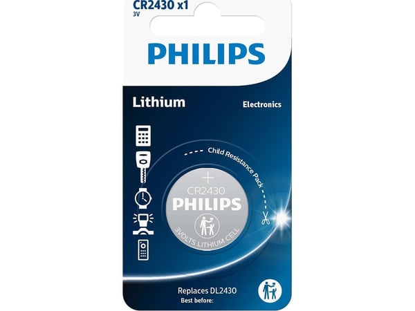 Philips Minicells CR2450 - paristot CR2450 - Li - 600 mAh