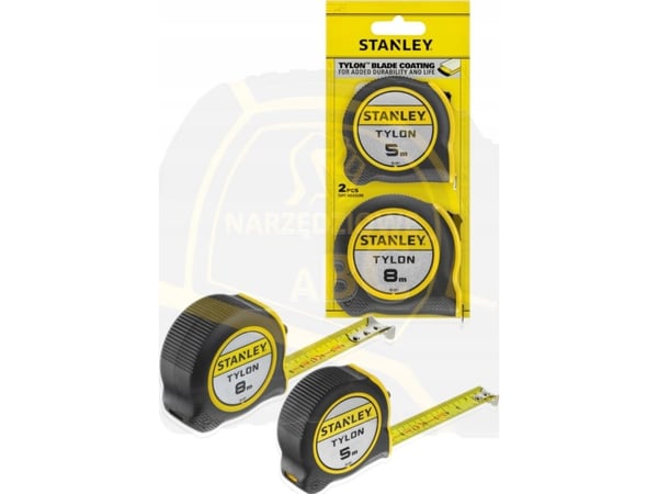 Stanley Tylon båndmål dobbeltpakke 5 m/19 mm + 8 m/25 mm STHT0-74260