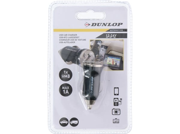 DUNLOP Mini USB-billader 12-24V uni