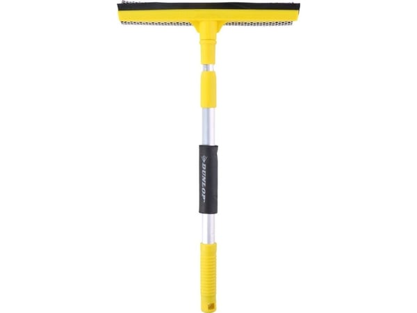 Dunlop vannavskraper med vindu- og speilskrape med skaft justerbar 43-68 cm DUNLOP
