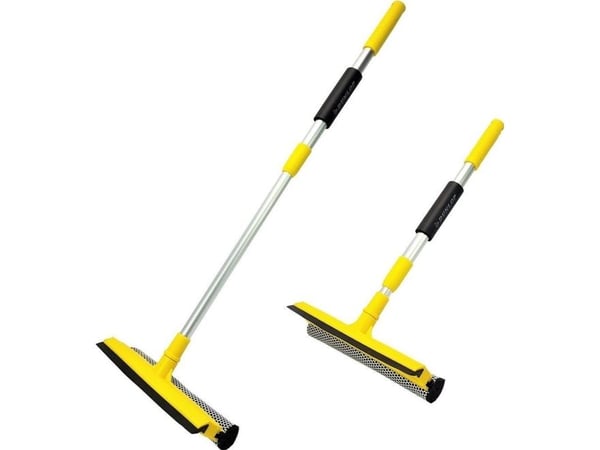Dunlop vannavskraper med vindu- og speilskrape med skaft justerbar 43-68 cm DUNLOP