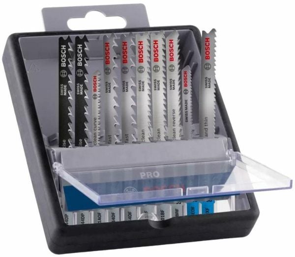 BOSCH stikksagblad T-sett for tre og metall 100 mm 10 stk.