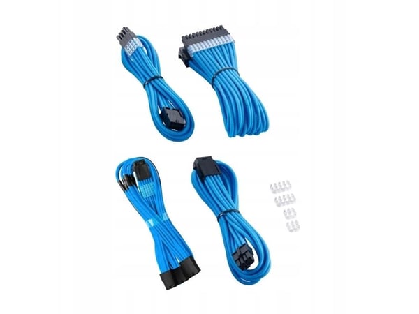 CableMod PRO ModMesh - Förlängningssladdsats - ljusblå