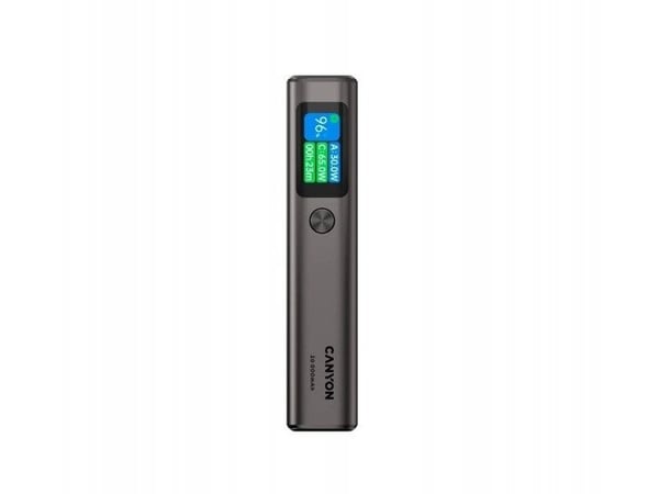 CANYON Strømforsyning OnPower 230 TFT 20000 mAh PD130W mørkegrå