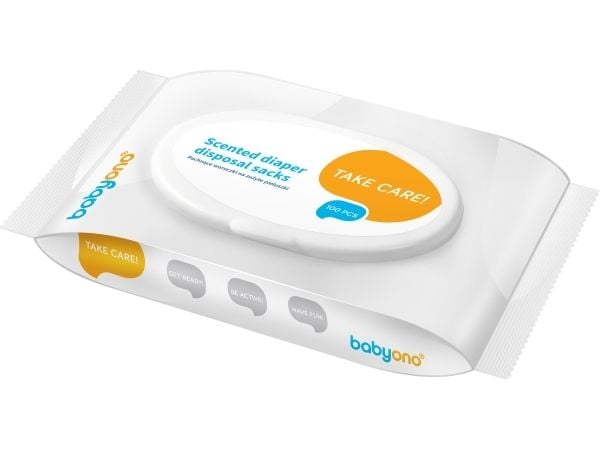Babyono Vesker til brukte bleier BabyOno 1052, 100 stk.