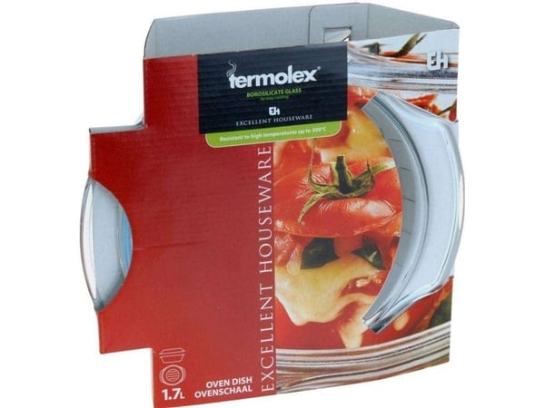 Bigbuy Cooking ovnsform med lokk 1,7 l rund