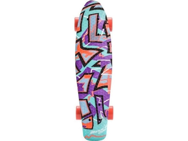 Skateboard Meteor Skateboard Multicolor Graffiti fioletowa (22604)