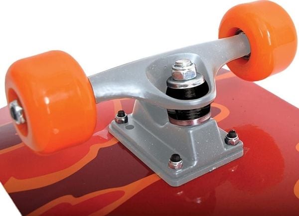 Skateboard Schildkrot Kicker Parkour brun/oransje/svart (510602)