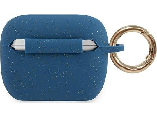 Guess beskyttelsesetui GUACAPSILGLBL silikon glitter til AirPods Pro, mørk blå
