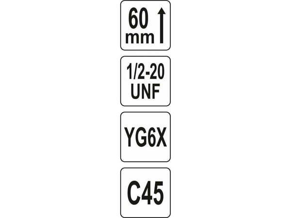 YATO UNIVERSAL 19 mm 1/2" TCT åpner