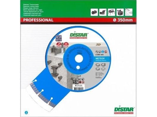 Di-Star DIAMANTBLAD 1A1RSS/C3-W 350x3,2/2,2x12x25,4-25 F4 Meteor