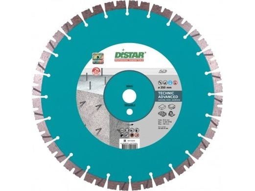 Di-Star Diamond disc Technic Advanced 1A1RSS/C3-H 350x3,5/2,5x15x25,4-(11,5)-24