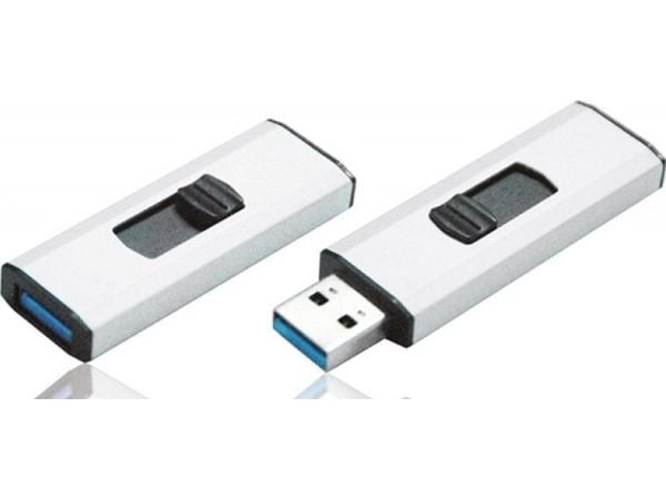 Q-CONNECT KF16370, 32 GB, USB A-tyyppi, 3.2 Gen 1 (3.1 Gen 1), Liuku, Musta, Valkoinen