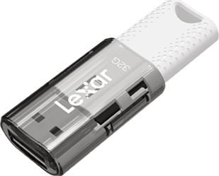 Lexar JumpDrive S60, 32 GB, USB Type-A, 2.0, Med lokk, 8 g, Svart