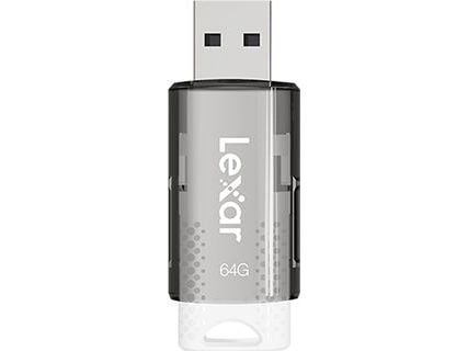 Lexar JumpDrive® S60, 64 GB, USB A-tyyppi, 2.0, Liuku, 8 g, Musta