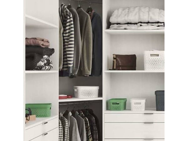 Curver kurv til garderobe/organizer azurhvit 17 l CURVER