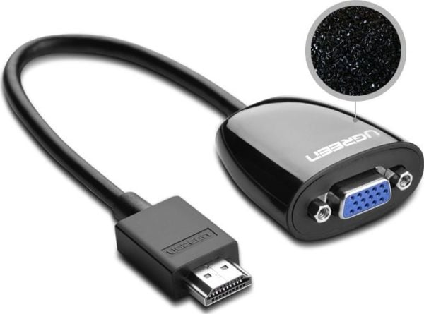 Ugreen - Video adapter - HD-15 (VGA) hunn til HDMI hann