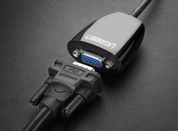Ugreen - Video adapter - HD-15 (VGA) hunn til HDMI hann