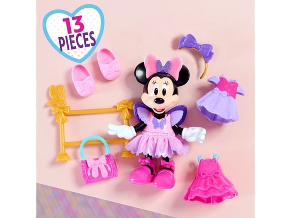 Disney Junior Minnie Fabulous Fashion -nukke 15 cm