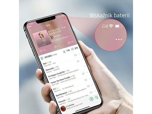 Beline Bluetooth-öronproppar LM01 vit/baltas